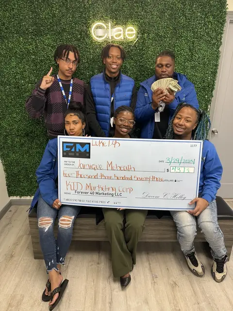 Forever 40 Marketing team win photo