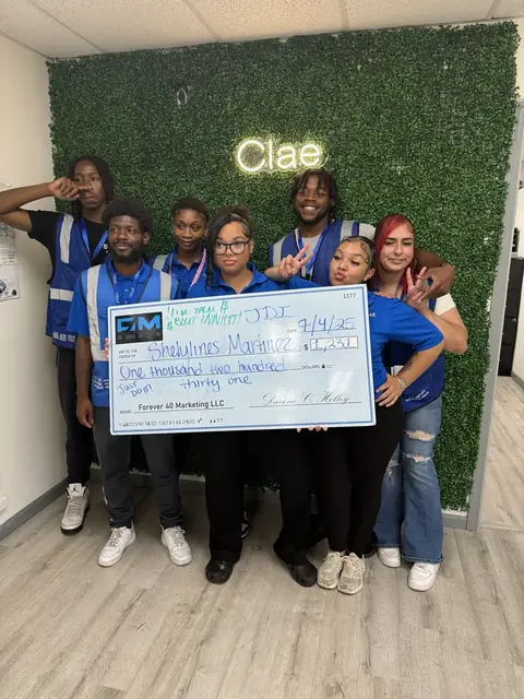 Forever 40 Marketing team win photo